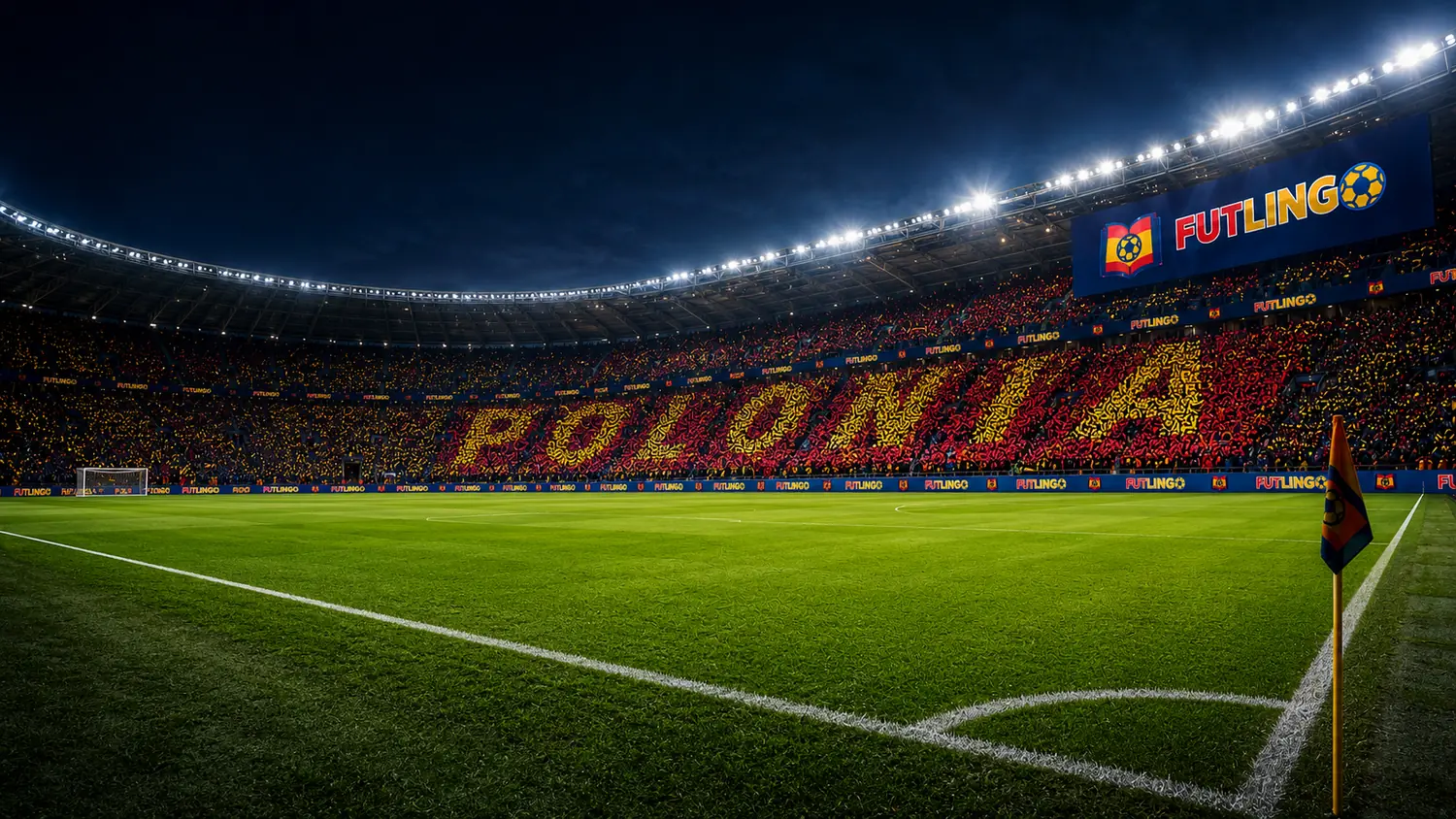 Stadion FUTLINGO z mocną piłkarską atmosferą